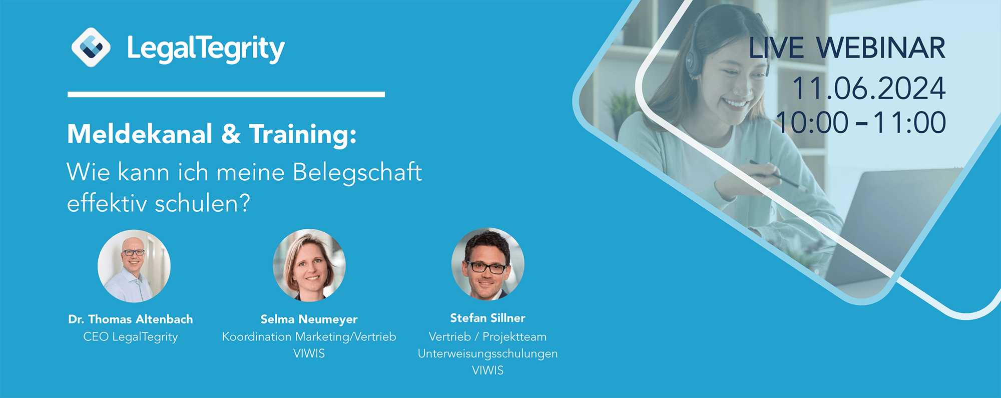 Aufzeichnung Webinar Meldekanal & Training: Wie kann ich meine Belegschaft effektiv schulen? vom 11.06.2024