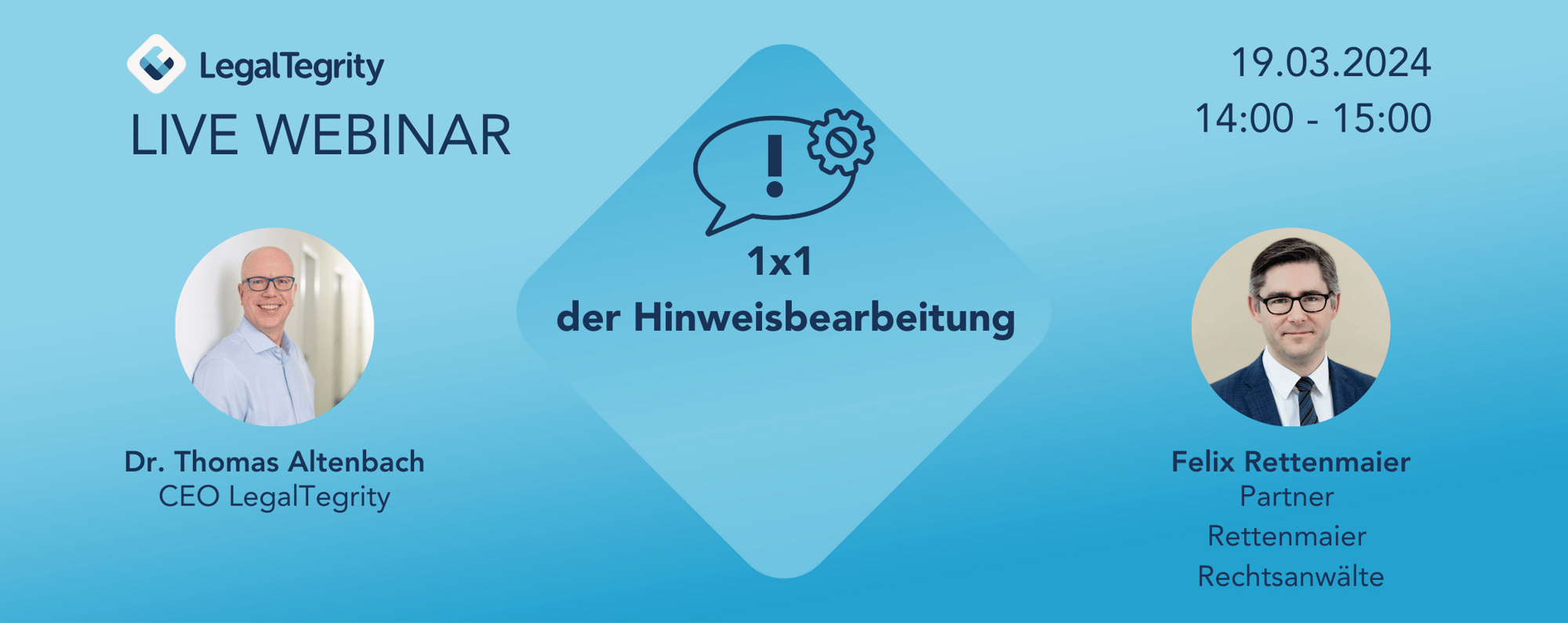 LegalTegrity Webinar 1x1 der Hinweisbearbeitung 19.03.2024