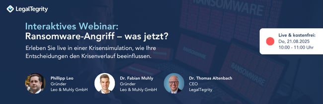 Ransomware Angriff was jetzt?