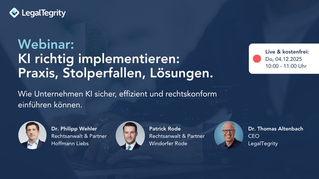 KI richtig implementieren Webinaraufzeichnung vom 04.12.2025