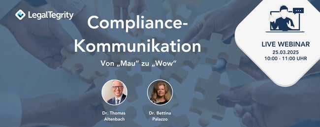 Webinar 25.03.2025 Compliance Kommunikation